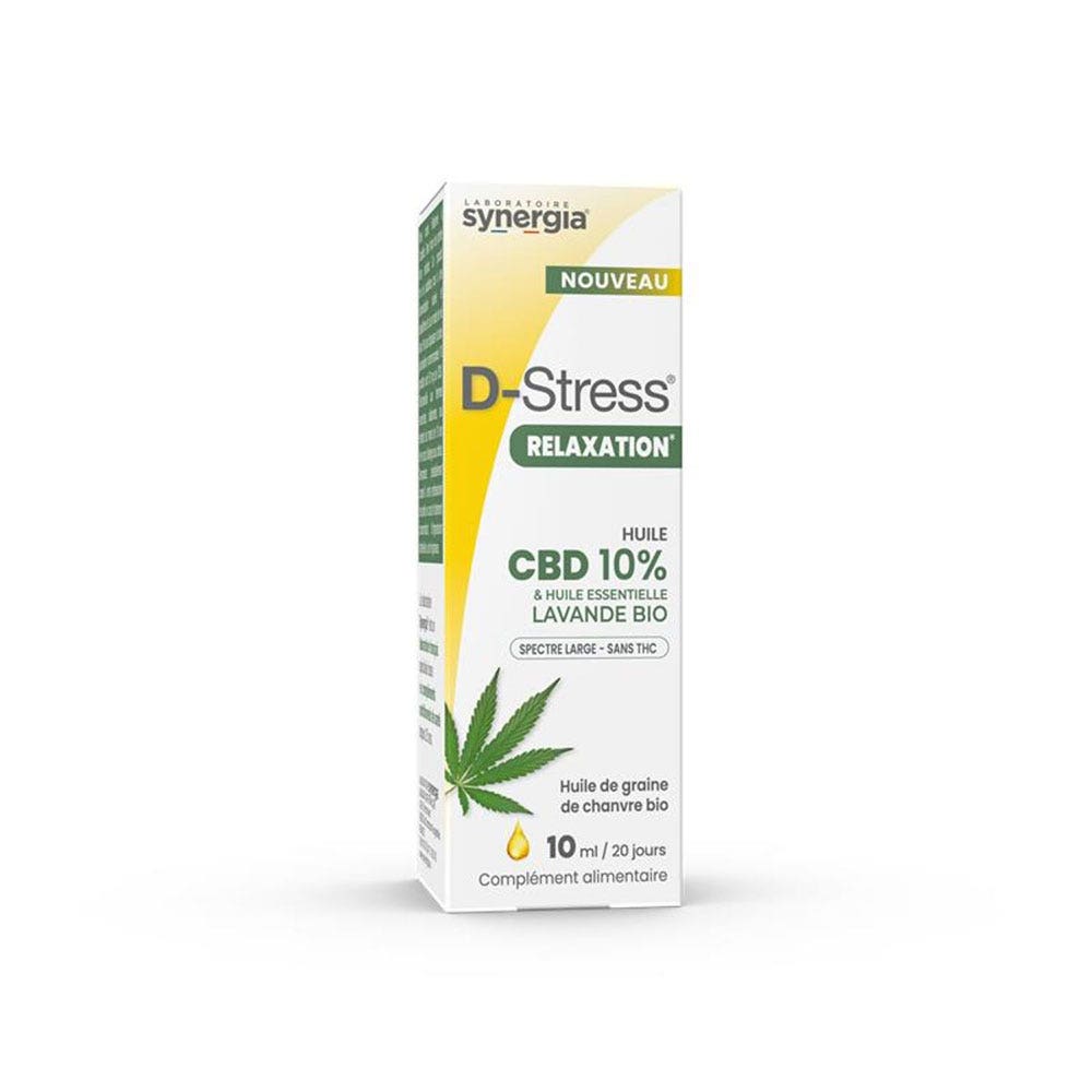 Synergia D-Stress Relaxation Huile CBD 10% 40ml