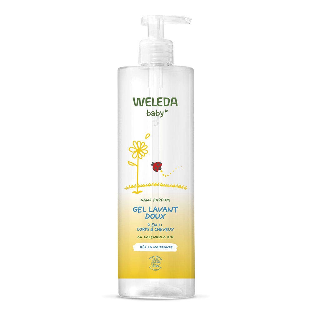 Weleda Bebe Et Enfant Gel Lavant Doux 2 en 1 Corps & Cheveux 400ml
