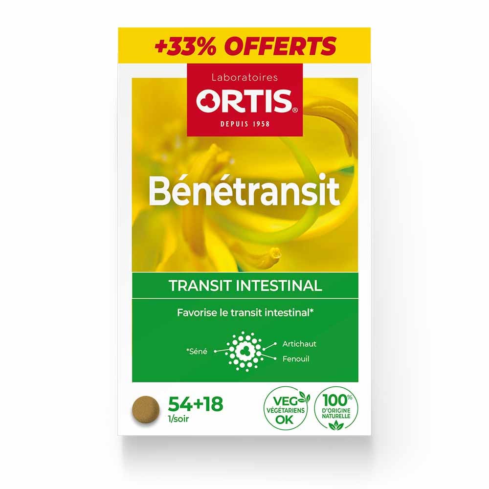 Ortis Benetransit 54+18 comprimés