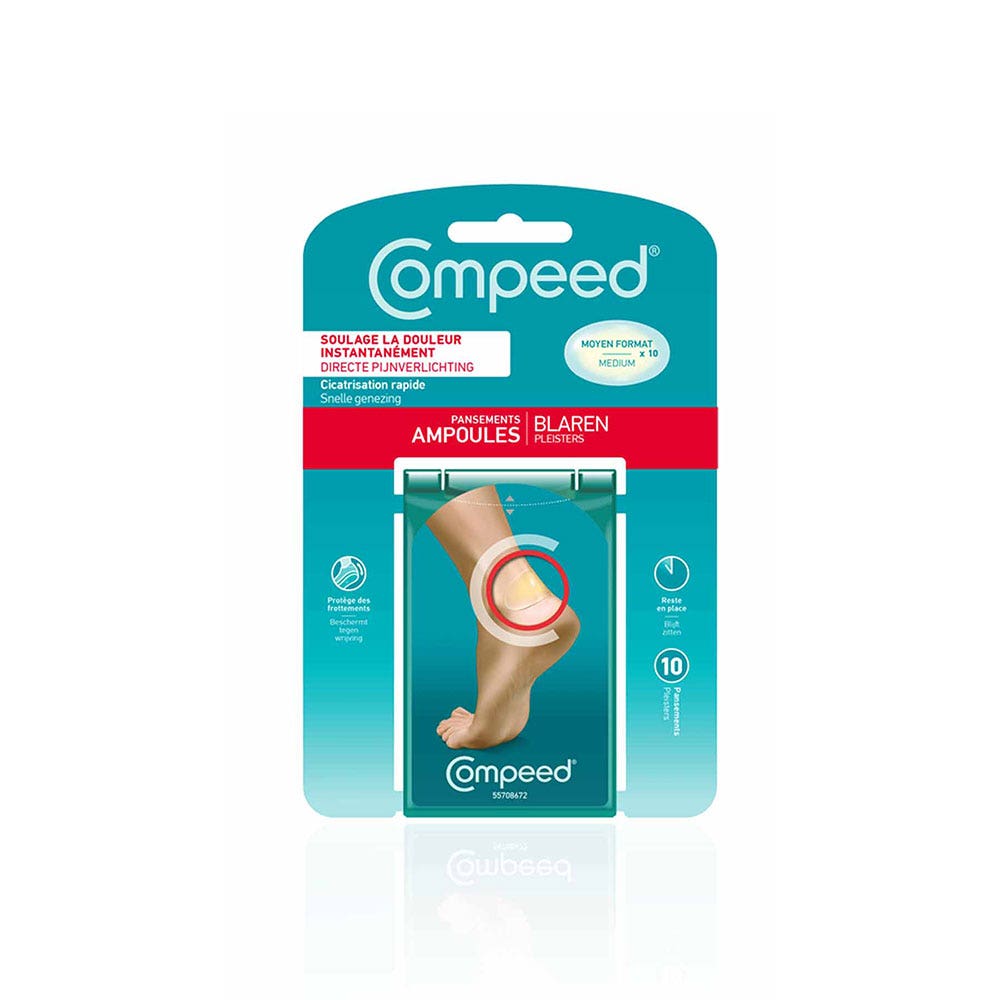 Compeed Pansements Ampoules Moyen Format x10