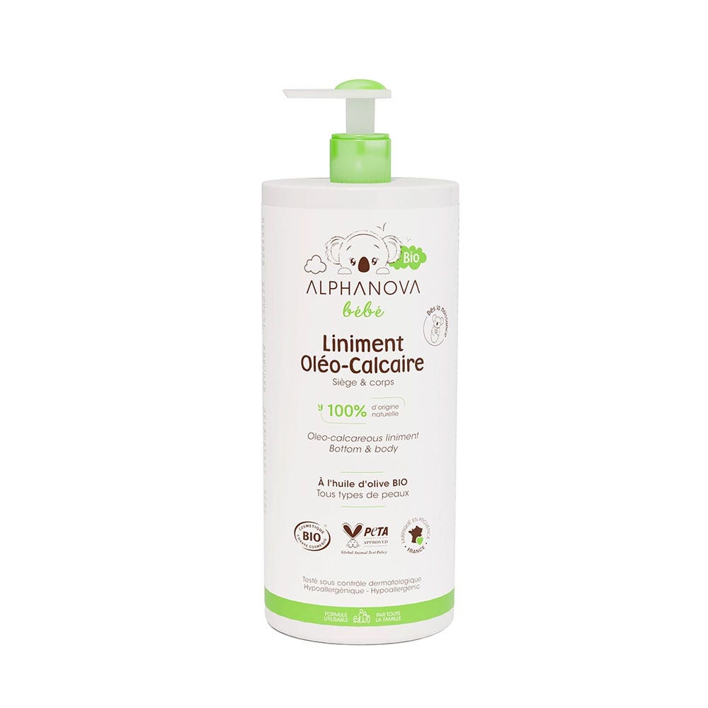 Alphanova Bébé Liniment Oleo Calcaire Bio 900ml