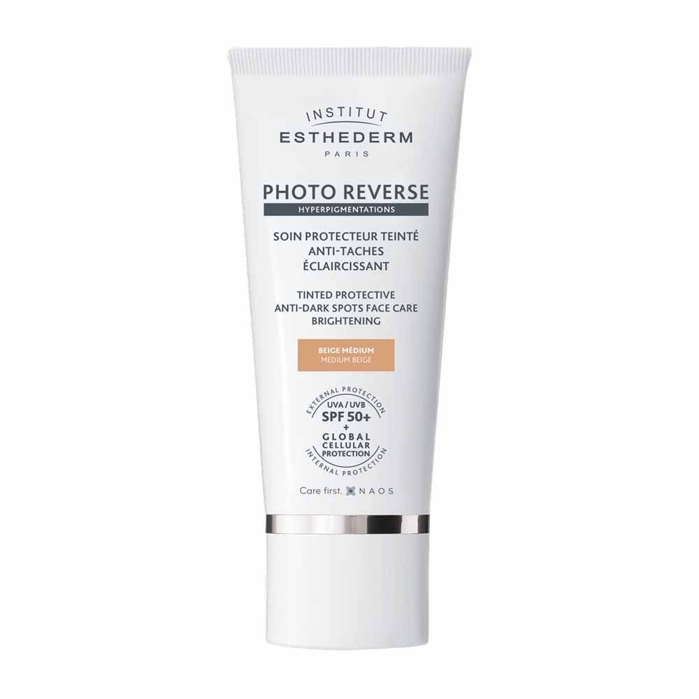 Institut Esthederm Photo Reverse Soin Protecteur Eclaircissant Anti-Tâches SPF50+ Medium 50ml