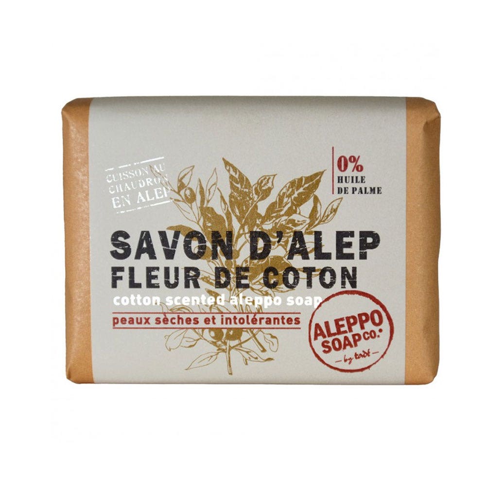 Tadé Savon d'Alep Fleur de coton 100g