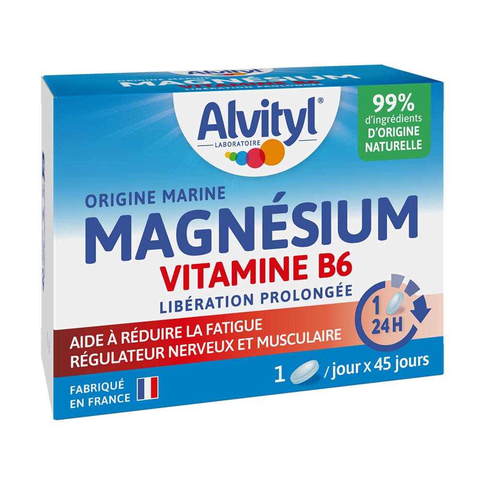 Alvityl Vital Magnesio Vitamina B6 45 Comprimidos 45 Comprimes