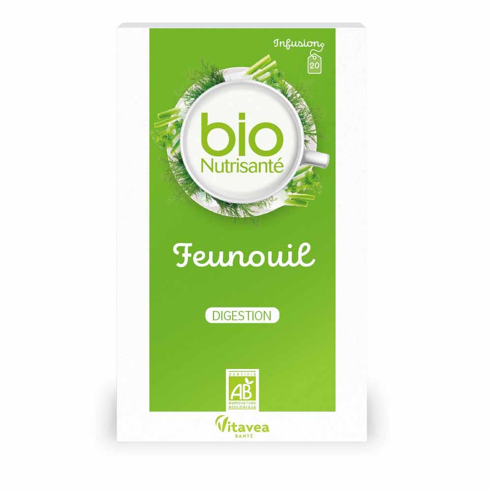 Vitavea Santé BioNutrisanté Infusion bio Bio Fenouil 20 sachets