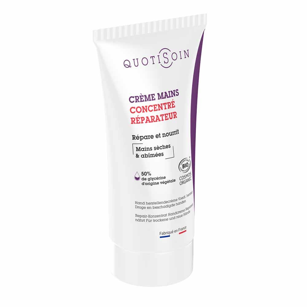 Marque Verte Quotisoin Crème Mains Bio Concentré Réparateur 75ml