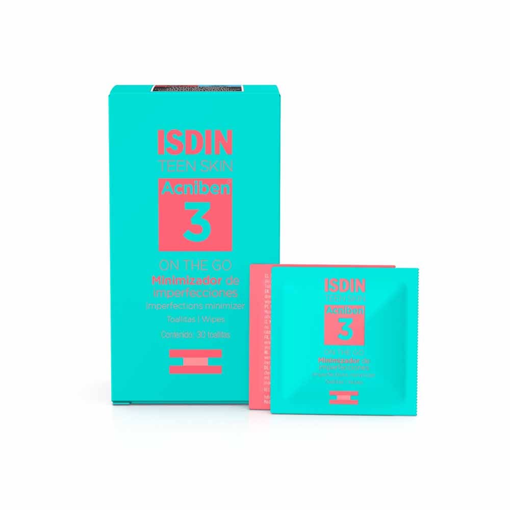 Isdin Acniben Lingettes On The Go Anti-imperfections 30 lingettes
