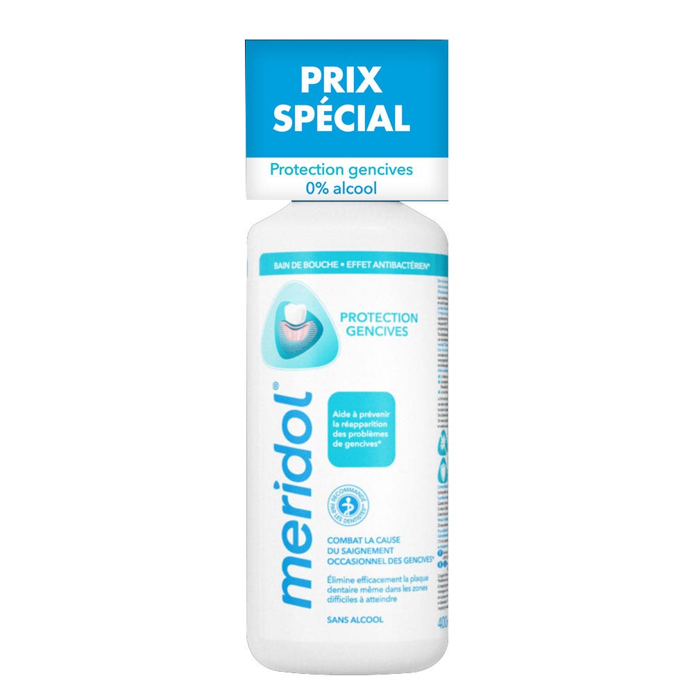 Meridol Protection Gencives Bain De Bouche Offre 400ml
