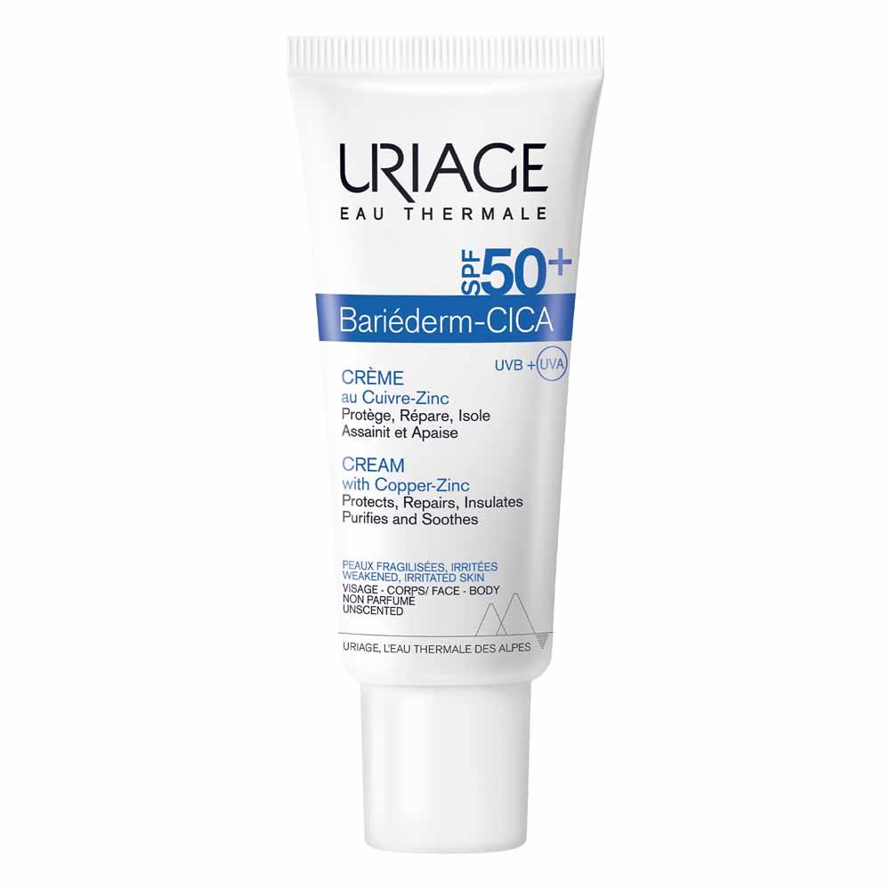 Uriage Bariéderm-Cica creme Reparatrice Au Cuivre-zinc Spf50+ 40ml Uriage 40ml