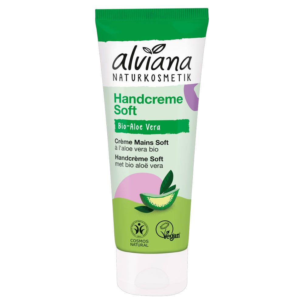 Alviana Crème Mains Soft à l'aloé Véra Bio 75ml