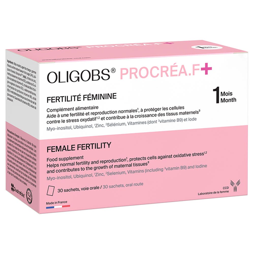 Ccd Oligobs Procréa F+ Fertilité Féminine 30 Sachets