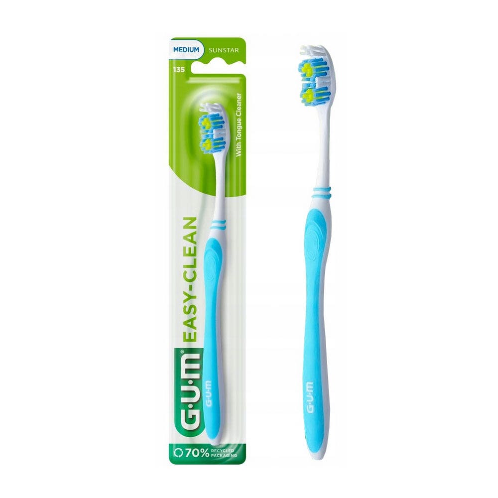 Gum Brosse à dents Easy Clean Medium
