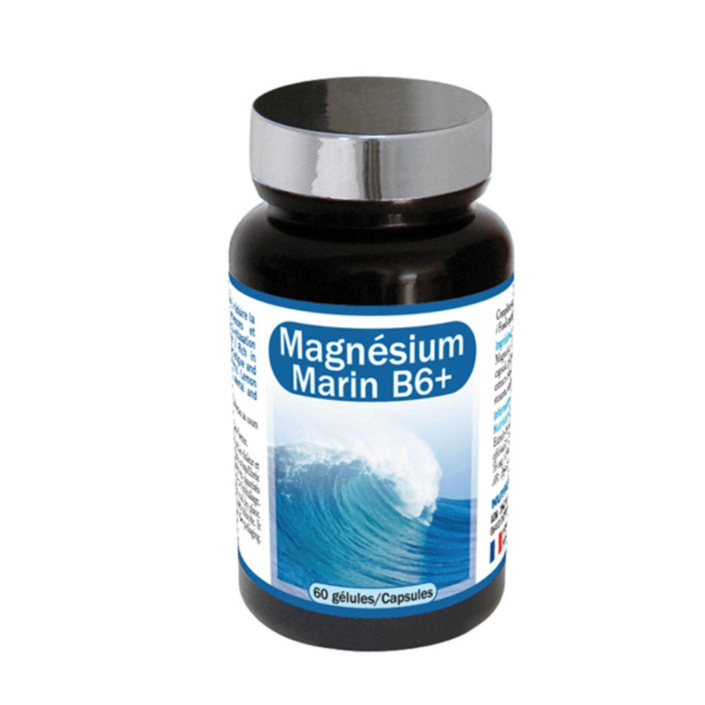 Complément Magnésium 125mg + B6 Wellbear - 60 Gélules Pour Le Quotidien