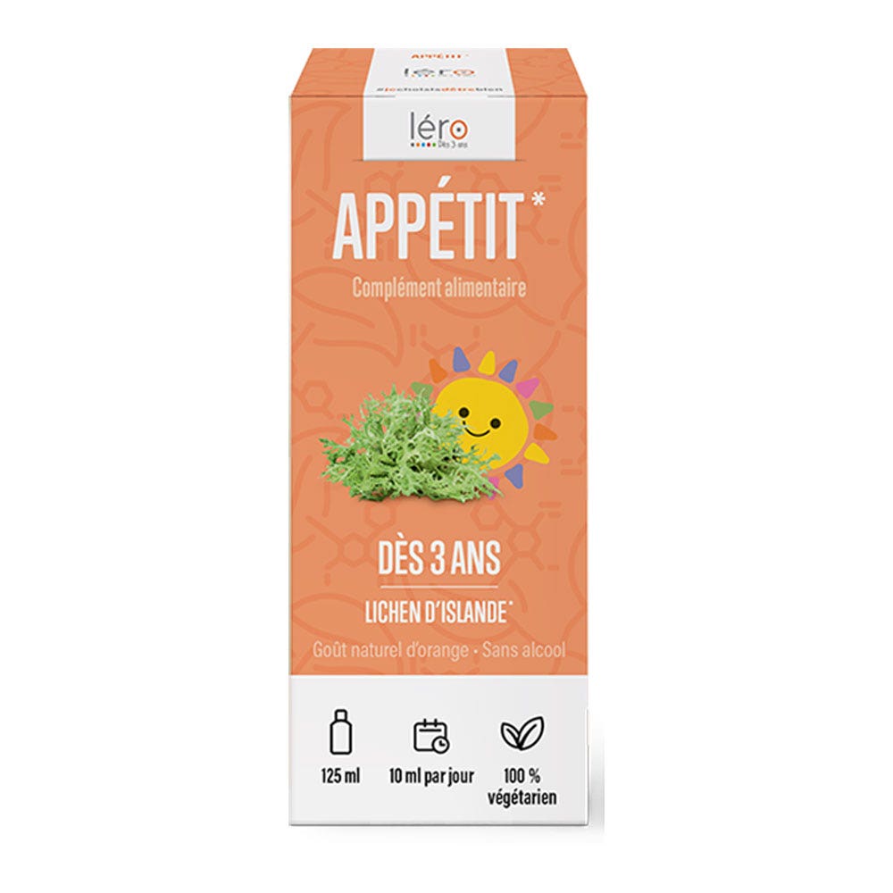 Lero Sirop Appetit Tonus Gout Orange 125ml
