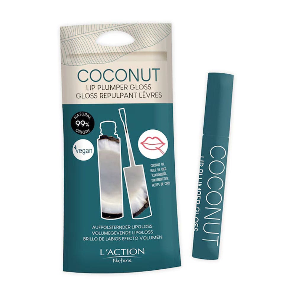 L'Action Cosmetique Mediatic Gloss repulpant lèvres Noix de coco 10ml