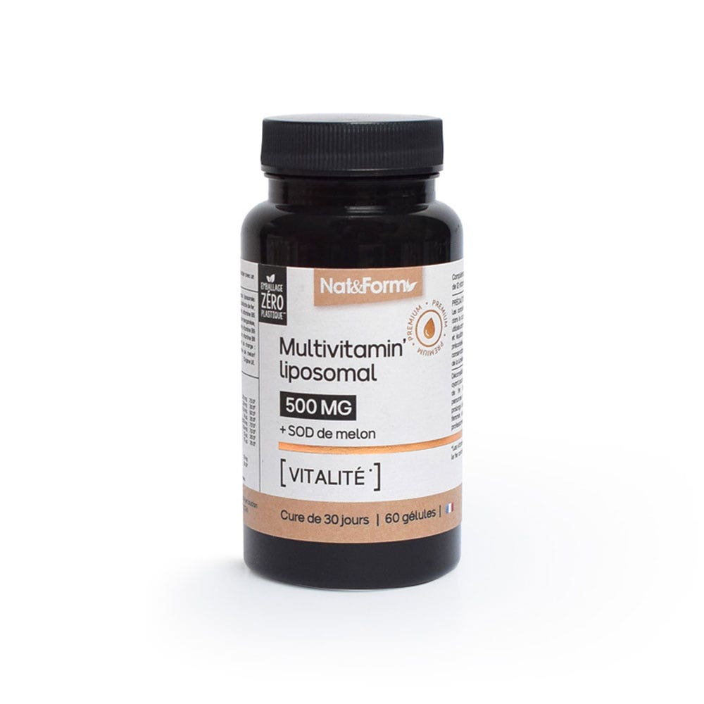 Nat&Form Multivitamin' Liposomal x60 gélules végétales
