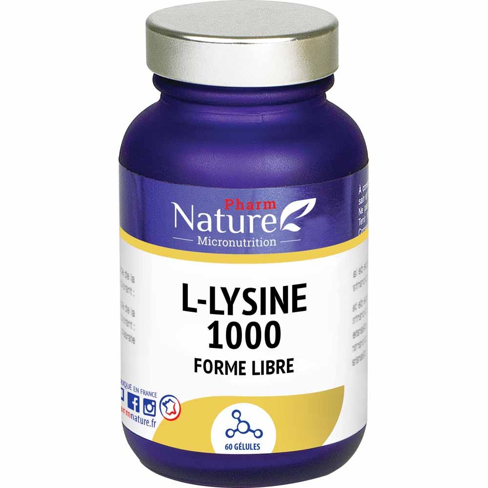 Kersiens L-lysine 1000 60 gélules