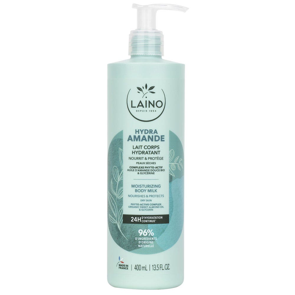 Laino Lait Corps Hydratant Amande 400ml