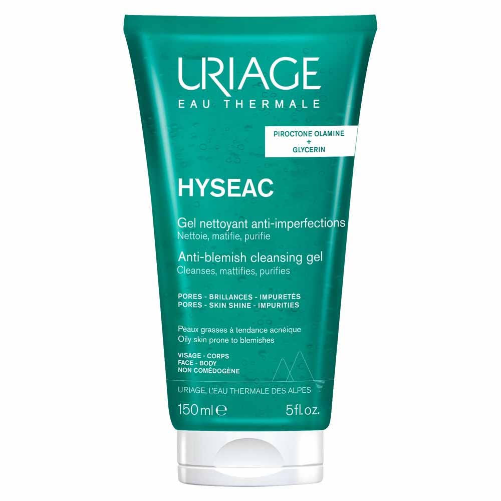 Gel Nettoyant 150ml Hyseac Peaux Grasses à imperfections Uriage