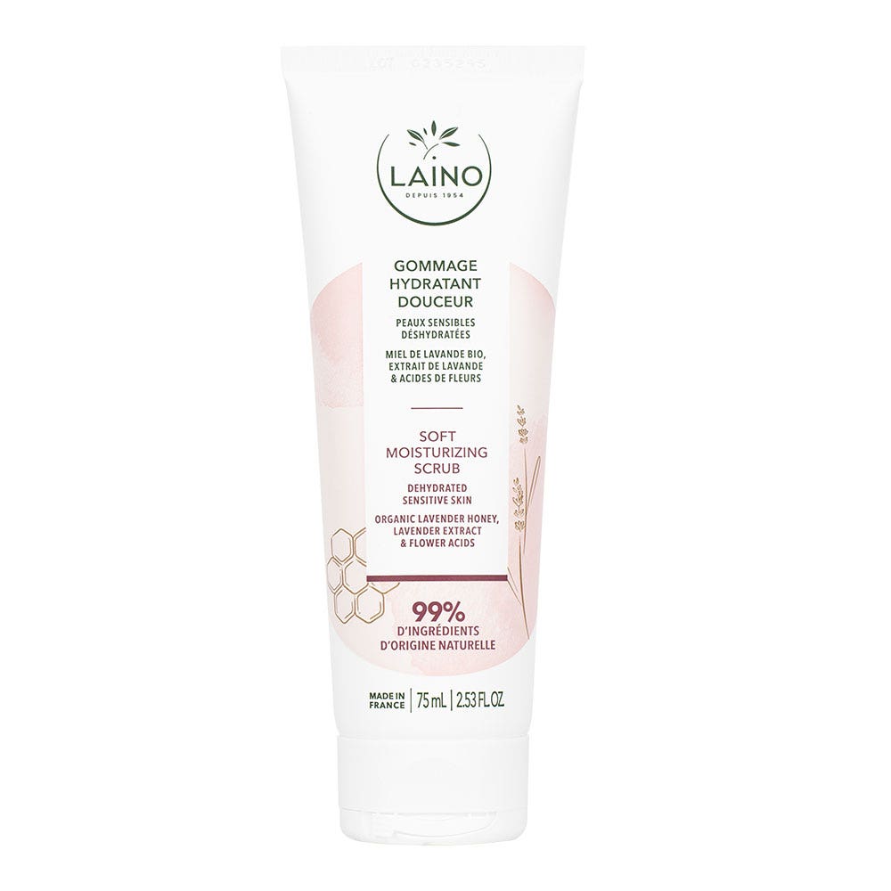 Laino Gommage Hydratant Douceur Peaux Sensibles Déshydratées 75ml
