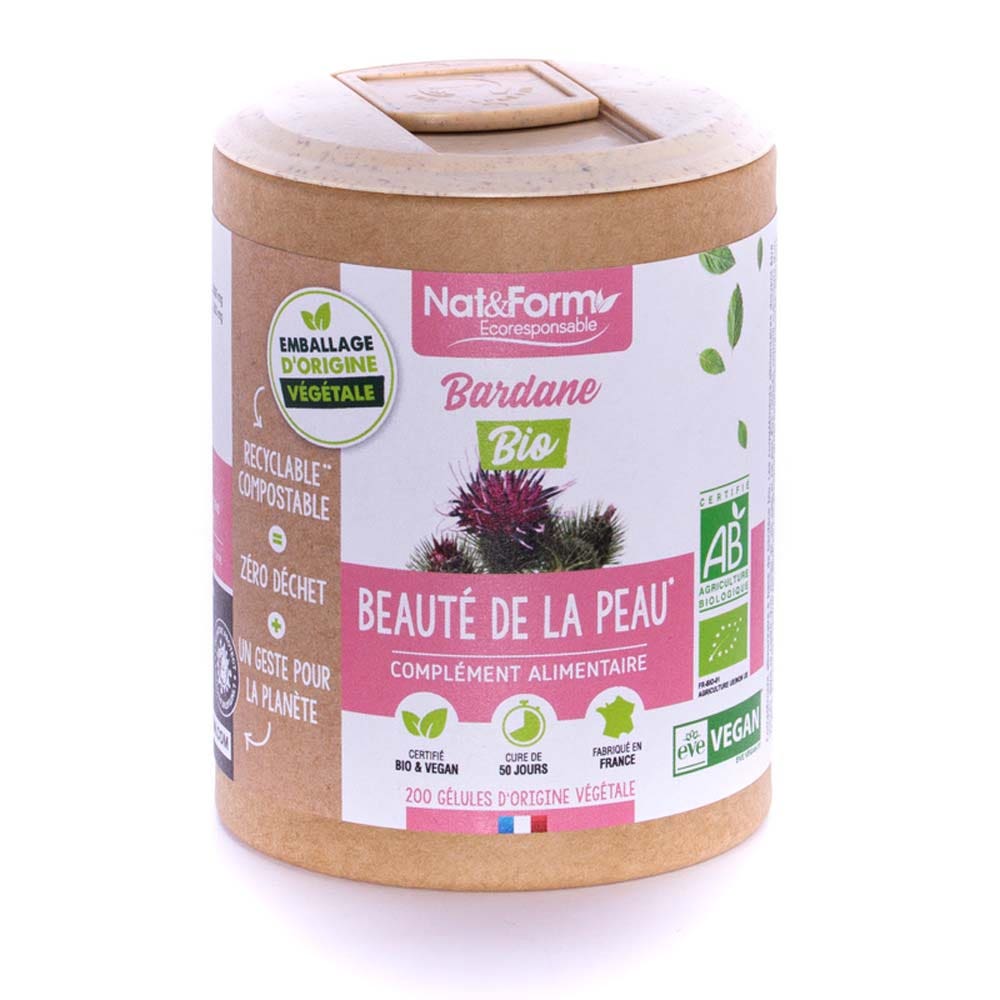 Nat&Form BARDANE BIO 200 Gélules