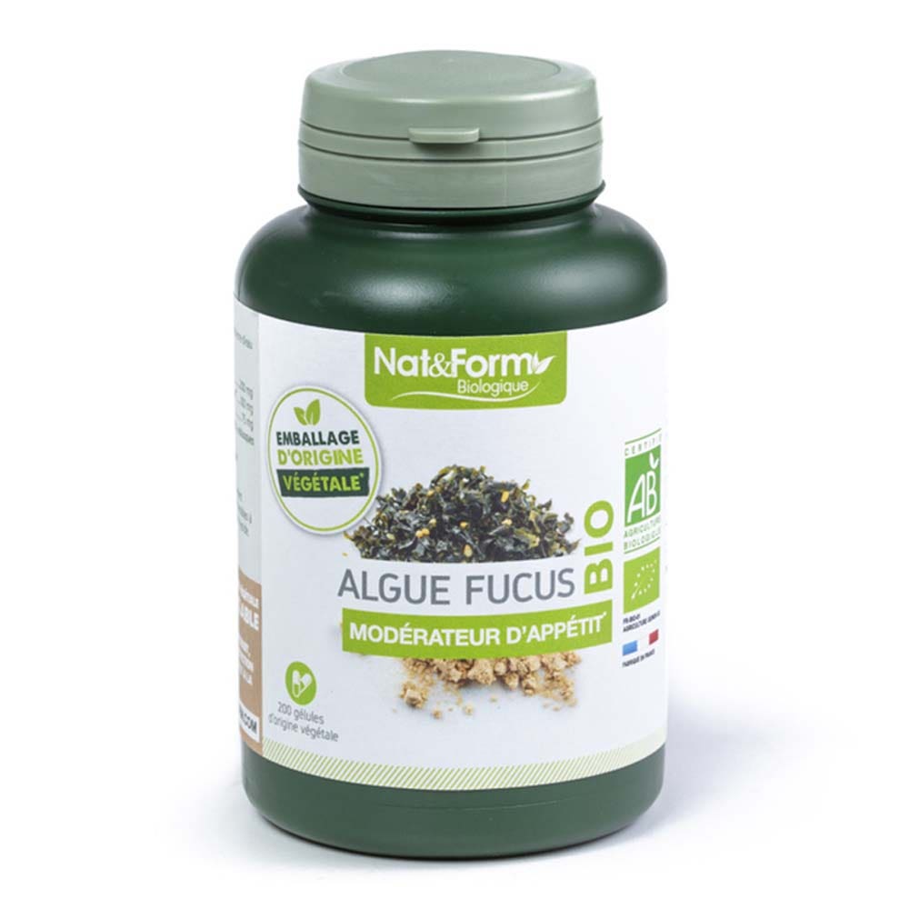 Nat&Form ALGUE FUCUS BIO 200 Gélules