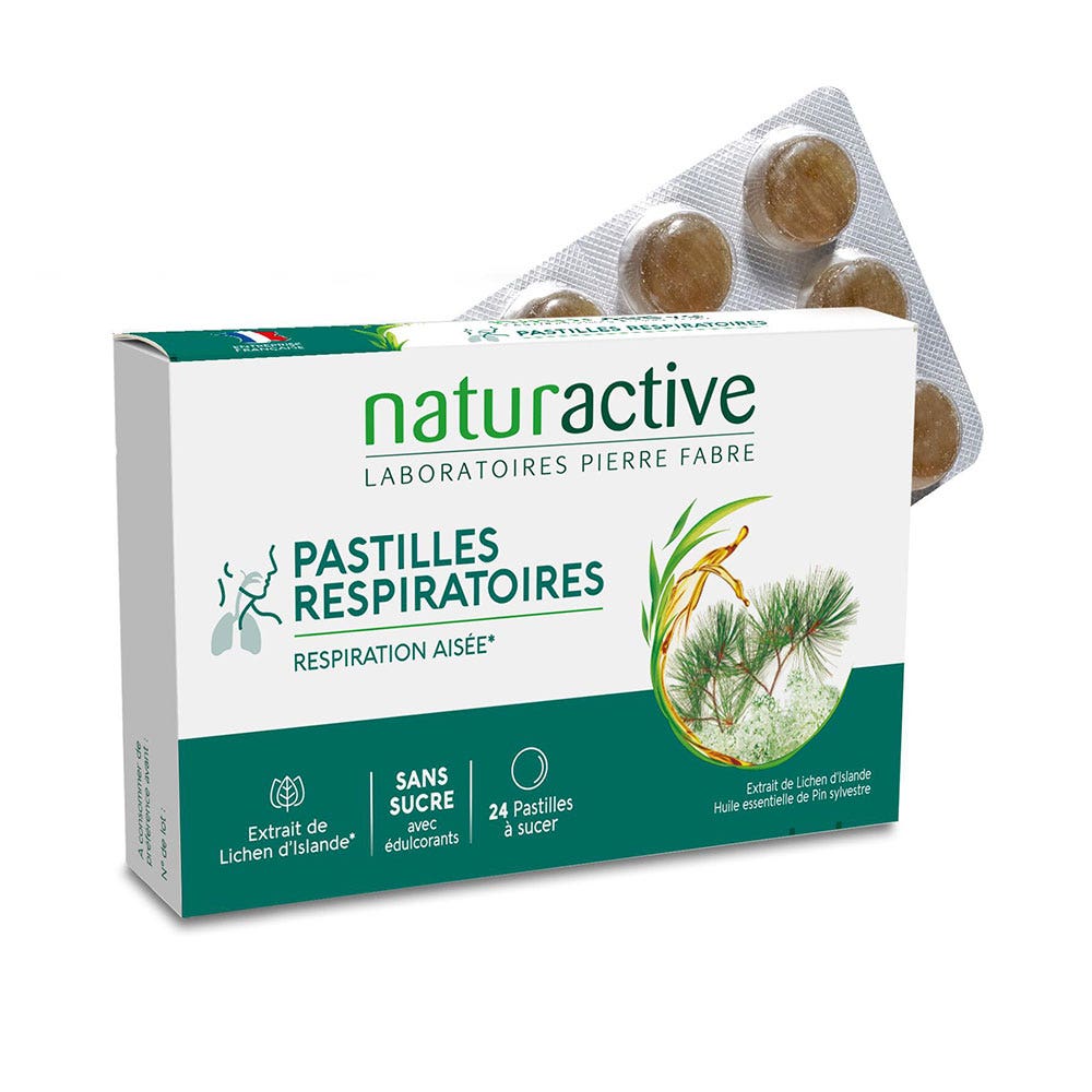 Naturactive Pastilles Respiratoires 24 pastilles à sucer