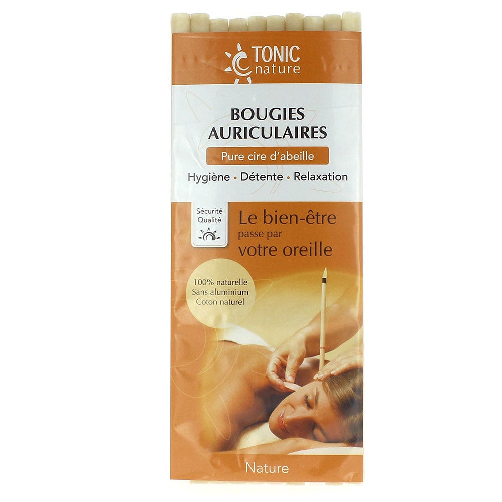 Tonic Nature Bougies Auriculaires 10 Pieces x10