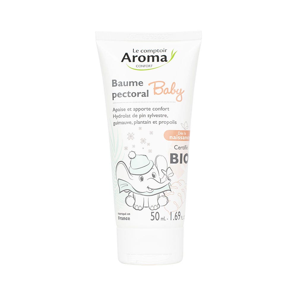Le Comptoir Aroma Baume Pectoral Baby Bio 50ml