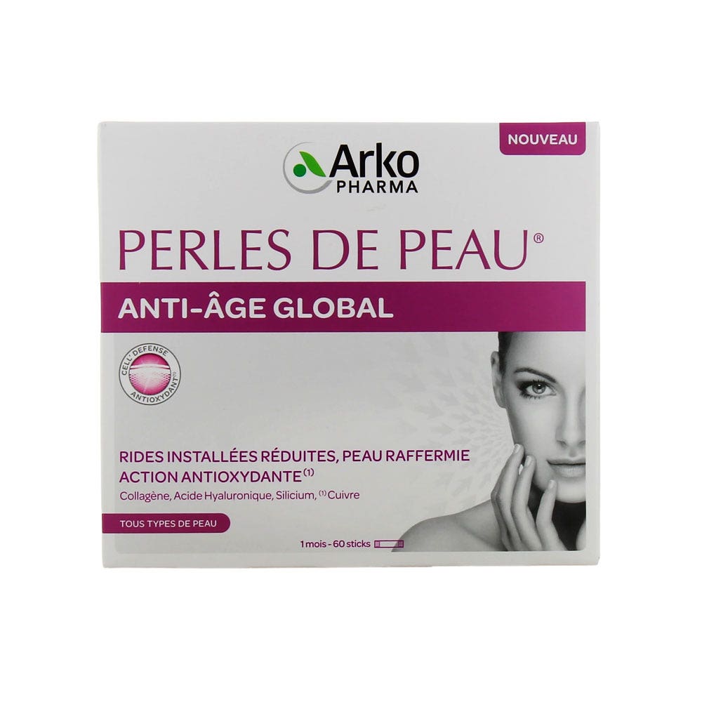 Arkopharma Perles De Peau Anti-âge Global 60 Sticks