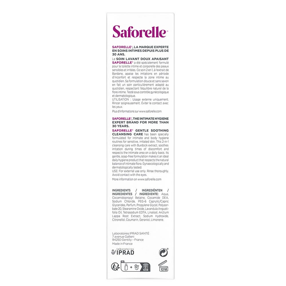 Saforelle Soin Lavant Doux 500 ml