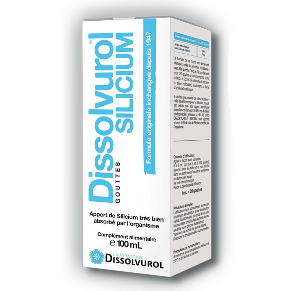 Dissolvurol Silicium Gouttes 100ml