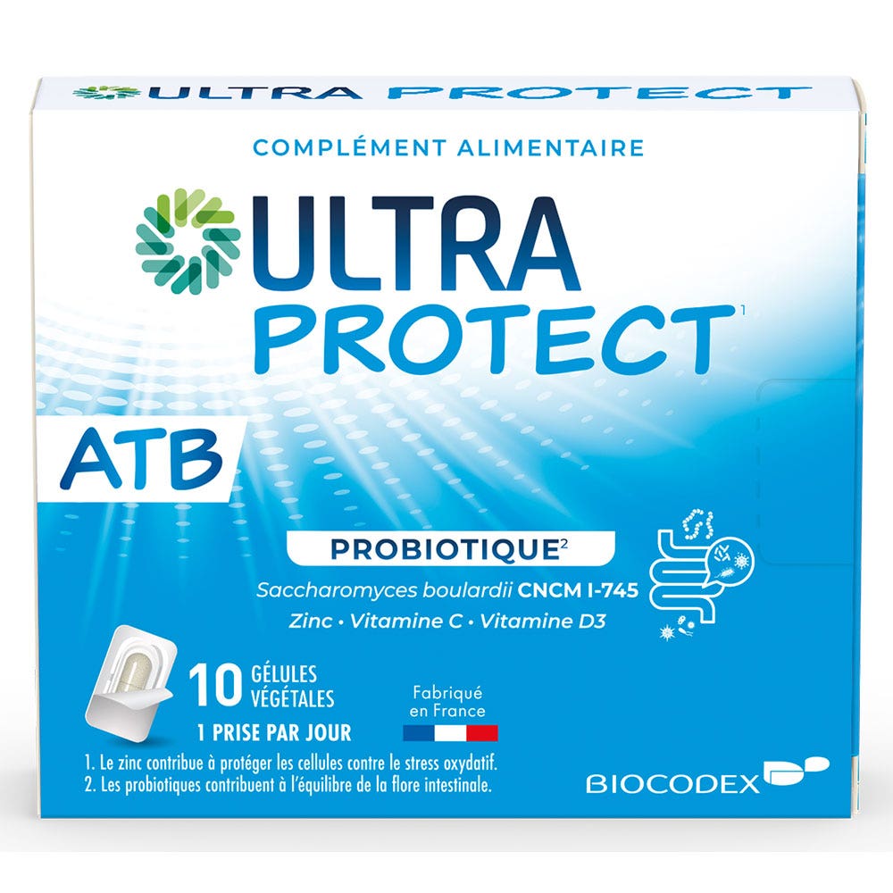 Biocodex Ultra Protect ATB Probiotique 10 Gélules