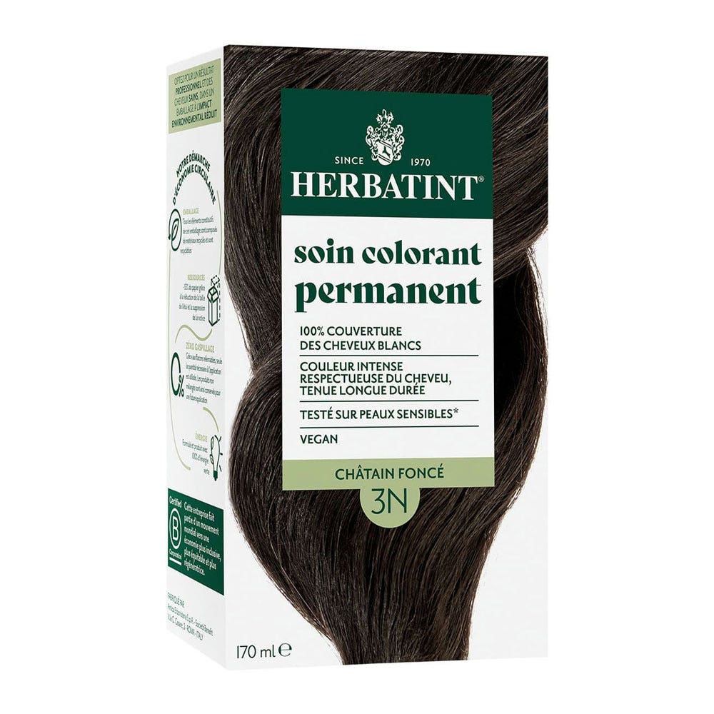 Herbatint Colorant Permanent Aux Extraits Vegetaux 150ml
