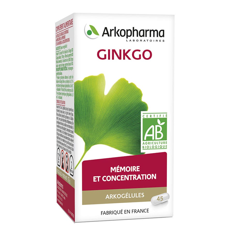 Arkopharma Arkocapsules Ginkgo Bioes Memory & concentration