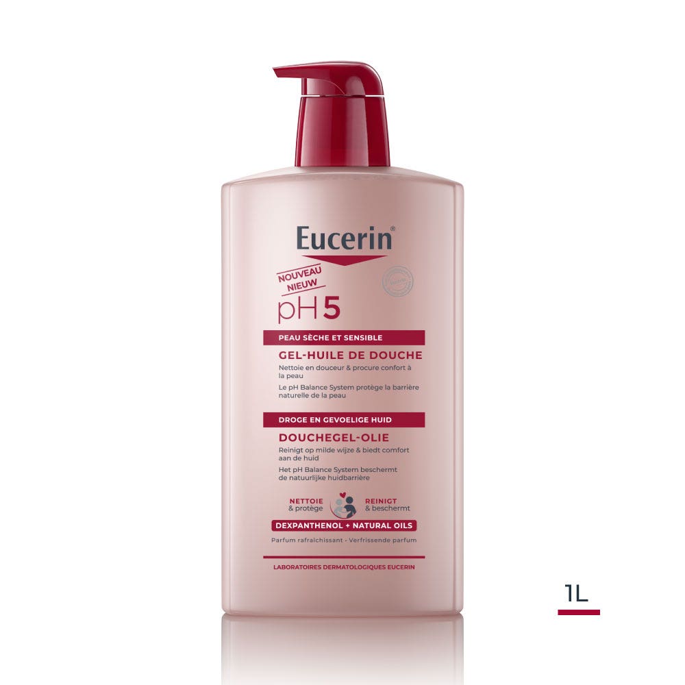 Eucerin Ph5 Gel-Huile de Douche 1L