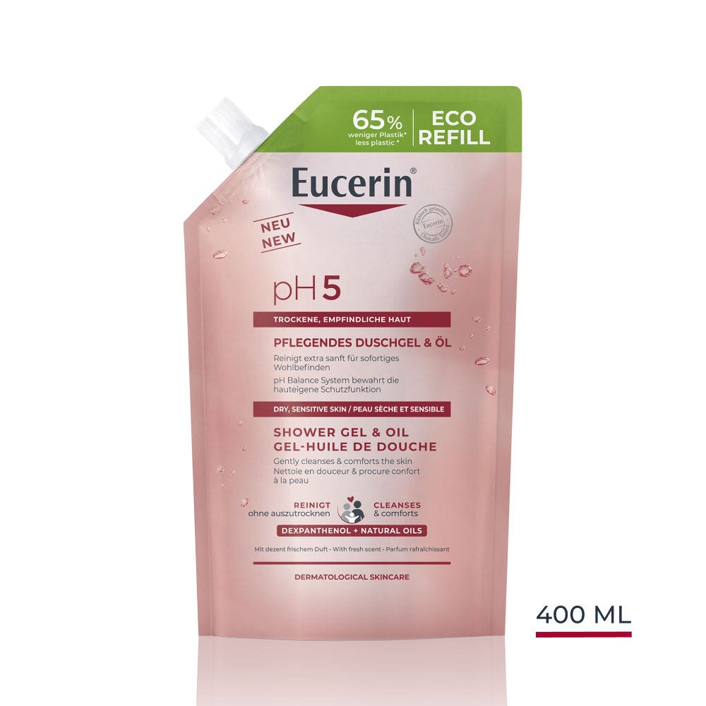 Eucerin Ph5 Recharge Gel-Huile de Douche 400ml