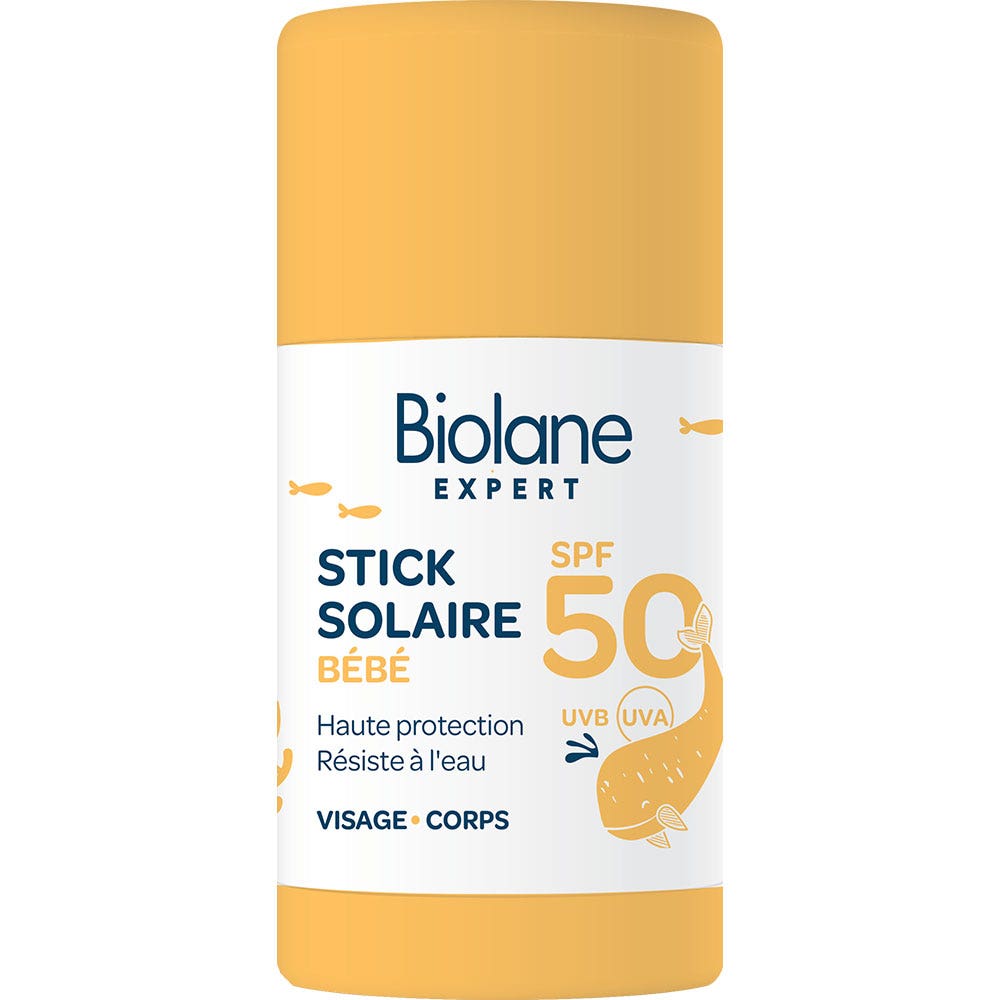 Biolane Expert Stick Solaire SPF50 Bébé Visage & Corps 20ml