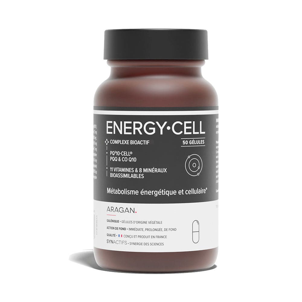 Aragan Synactifs Energycell Tonus et Vitalité 50 gélules