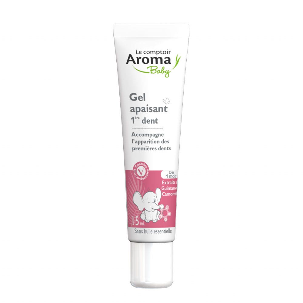 Le Comptoir Aroma Gel Apaisant 1ère Dent Dès 3 Mois 15ml
