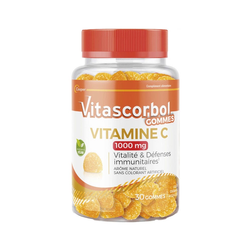 Vitascorbol Vitamine C 1000mg 30 gommes
