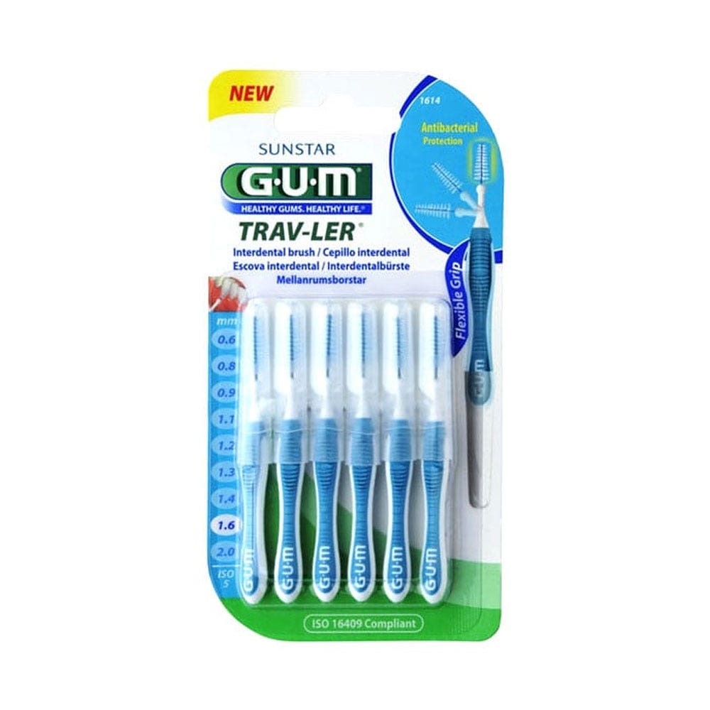 Gum Trav-ler Brossettes Interdentaires 1.6mm x6