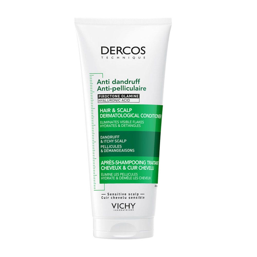 Vichy Dercos Après-shampoing Traitant Anti-pelliculaire Cheveux & Cuir Chevelu 200ml