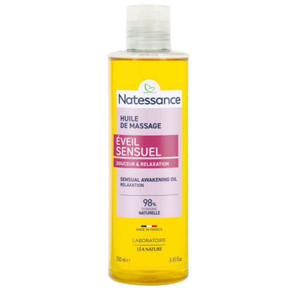 Natessance Huile de Massage Eveil Sensuel Douceur & Relaxation 250ml