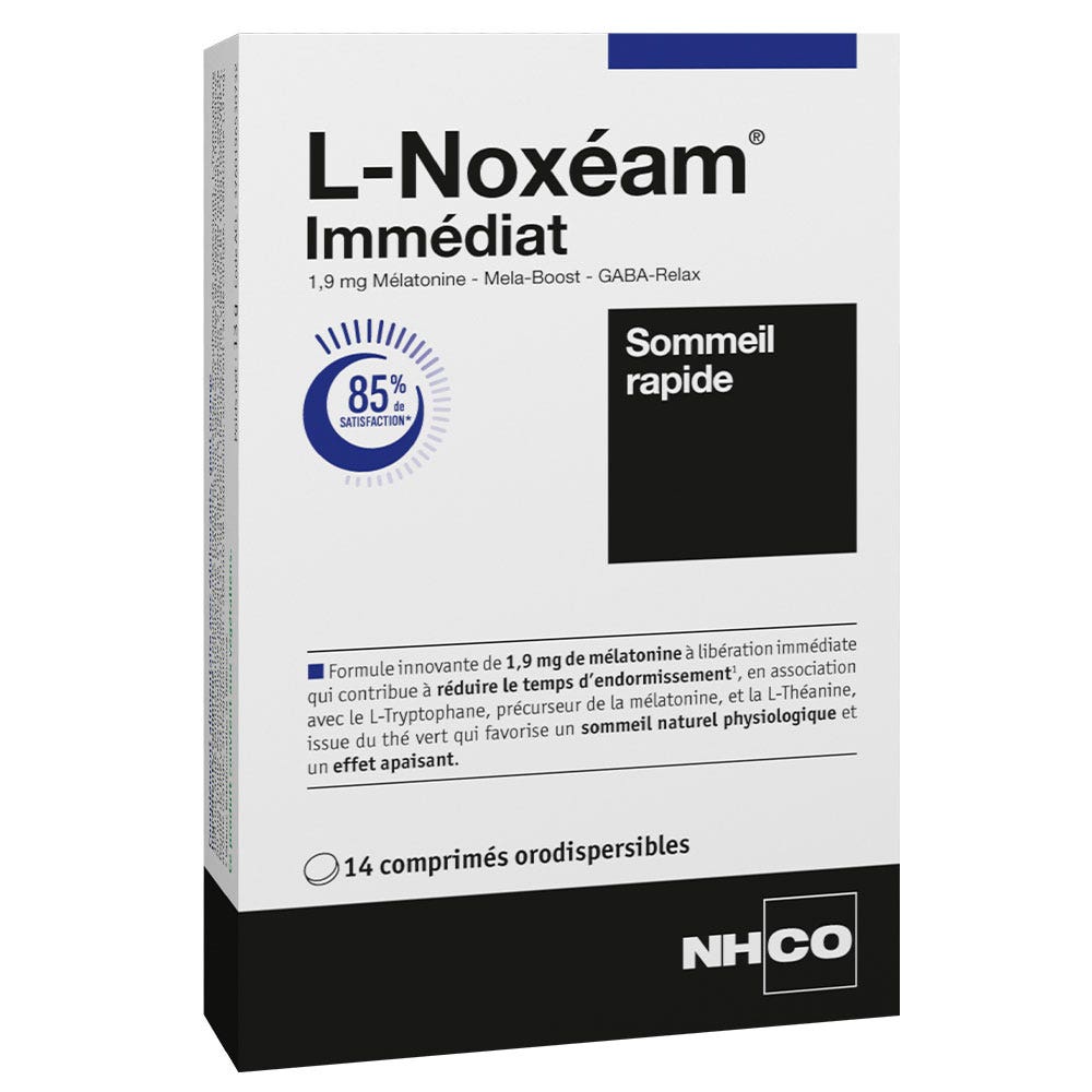 Nhco Nutrition L-Noxéam Immédiat Sommeil Rapide 14 comprimés orodispersibles