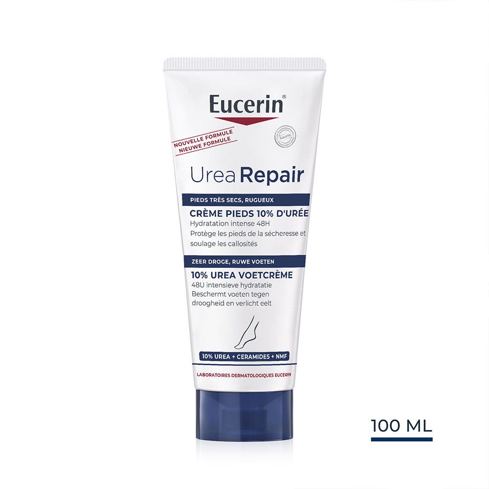 Eucerin UreaRepair Plus Crème Pieds 10% D'urée Peaux Sèches et rugueuses 100ml