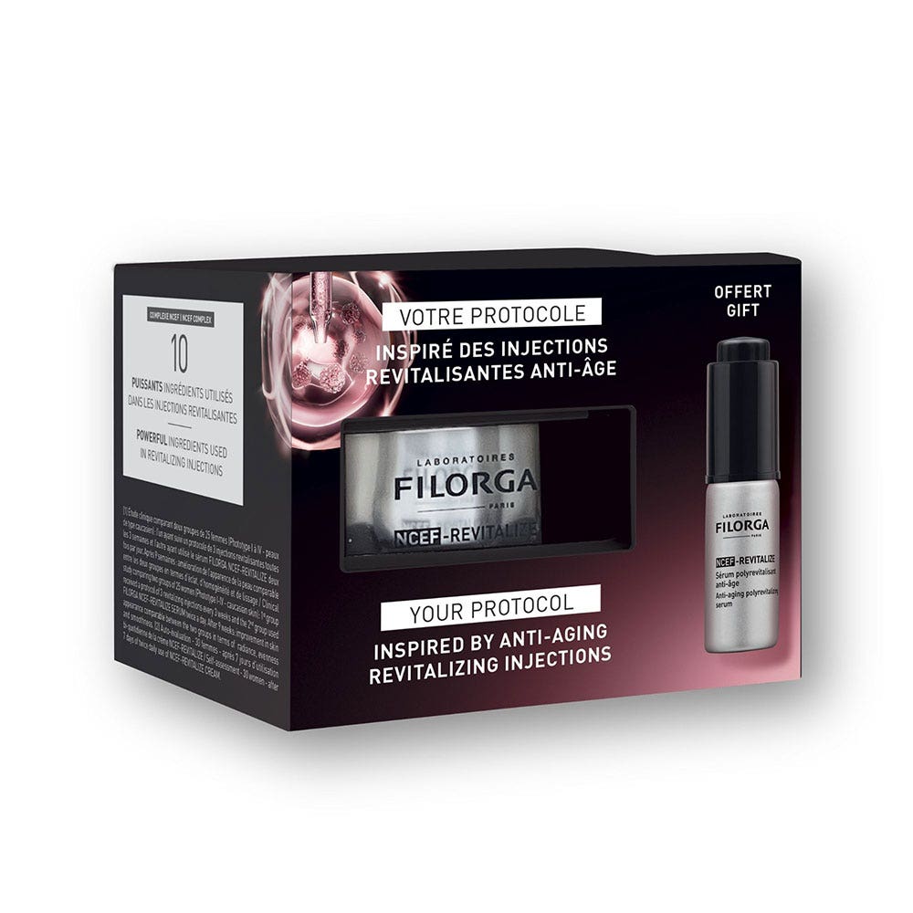Filorga NCEF-Revitalize Coffret Crème 50ml + Sérum 5ml Offert 55ml
