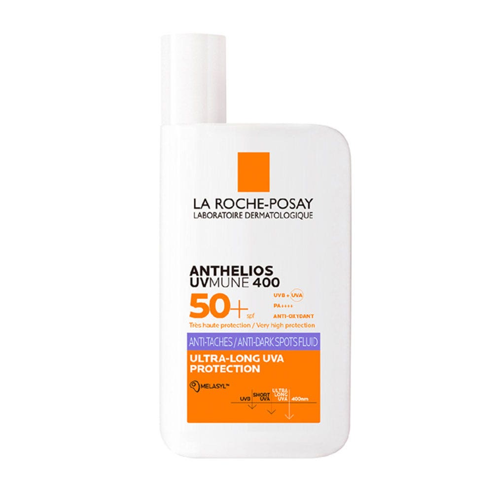La Roche-Posay Anthelios Fluide UVB Anti-taches Protection solaire SPF50+ Uvmune 400 50ml