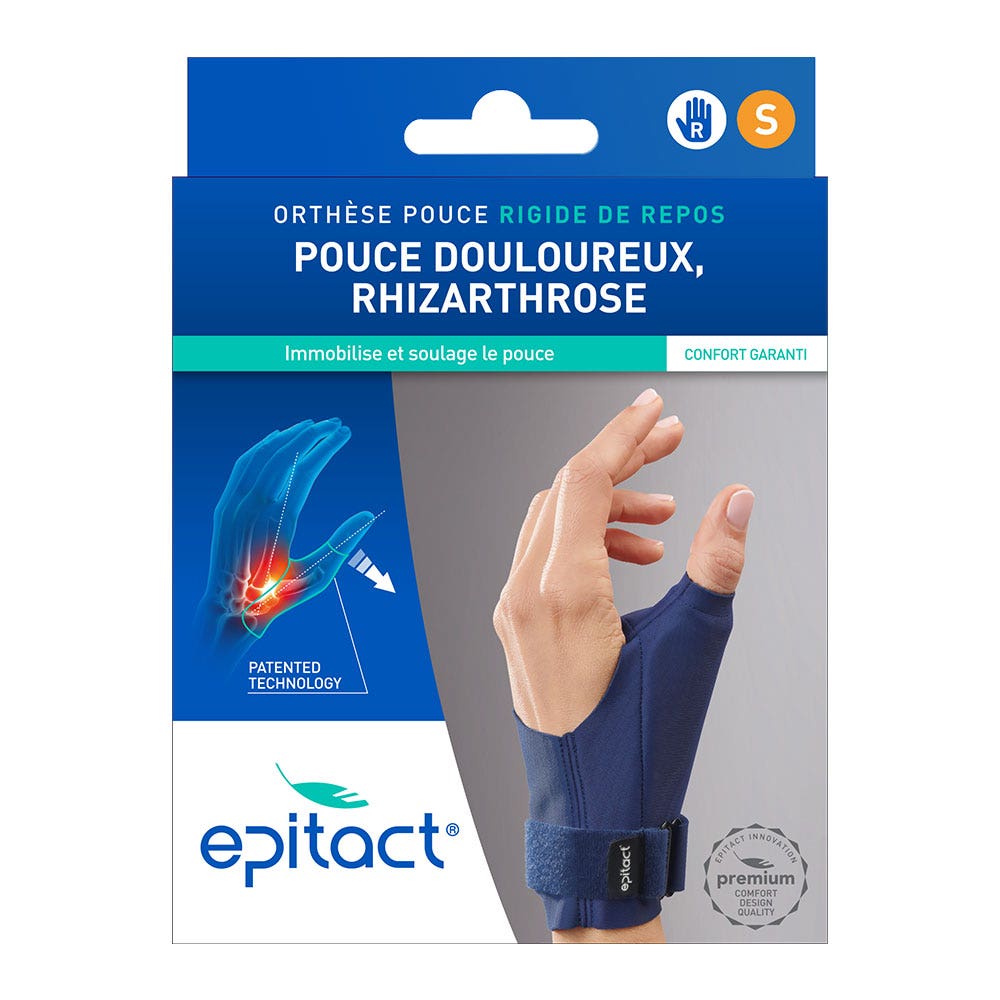 Epitact Orthèse Pouce Rigide De Repos Main Droite x1