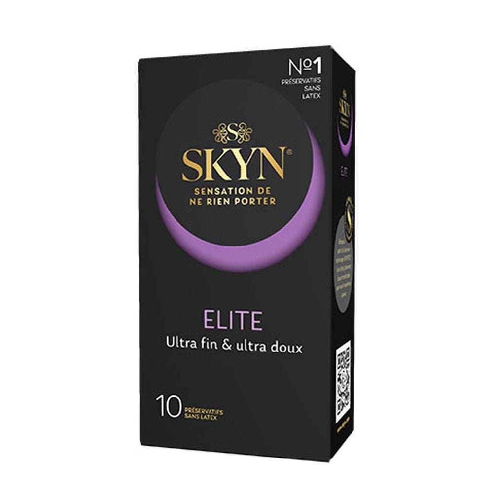 Skyn Elite Préservatifs Sans Latex Ultra Fin et Ultra Doux x10